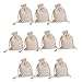 Price comparison product image 10pcs Linen Jute Drawstring Gift Bags Sacks Party Favors 10 x 14cm