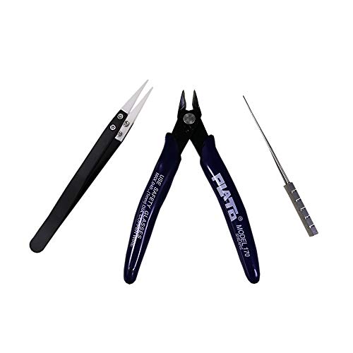 Sigaretta elettronica DIY Tool kit Coil Winding Jig + Wire Cutter + pinzette in ceramica
