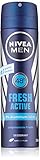 Nivea Men Deo Fresh Active Spray, ohne Aluminium,...