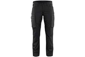 BLÅKLÄDER Blaklader 71591845 PANTALON DE SERVICE POUR DAMES EN STRETCH, Noir, taille C42