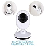 ✿Zwei-Wege-Gespräch, Temperaturüberwachung und -warnung, Nachtsichtautomatik, 2x Digitalzoom und Energiespar- / Sprachaktivierungsmodus, Multi-Kamera-Erweiterbarkeit.