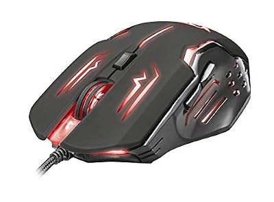 Trust Gaming GXT 108 Rava Souris Gaming Éclairée, 600-2000 dpi