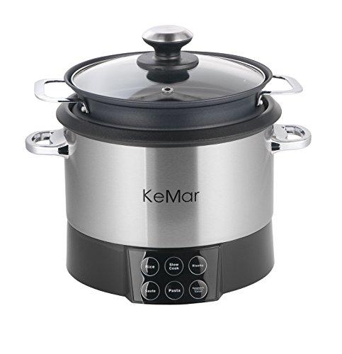 KeMar KMC-218 Multifunktionskocher, Reiskocher mit Rühreinsatz, BPA-frei, 6-in-1 Gerät, Reis, Risotto und Pasta, Sauté und Warmhaltefunktion - 4