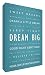Feel Good Art Gallery Wrapped Box Canvas in Modern Typographic Design (30 x 20 x 4 cm, Teal, Dream Big)