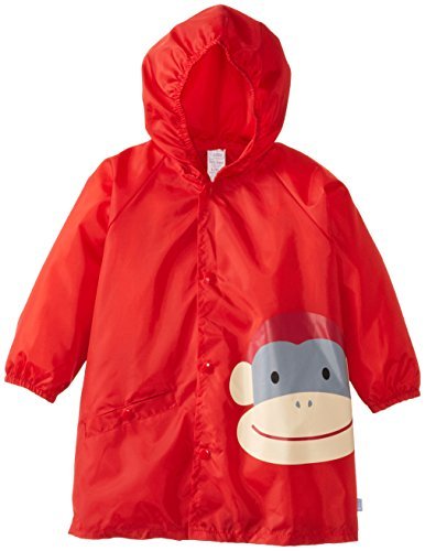 i play. Baby-Boys Infant On Safari Lightweight Pocket Raincoat, Red Monkey, 24 Months Color: Red Monkey Size: 24 Months