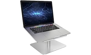 Supporto per PC Portatile, Lamicall Supporto Laptop Notebook : Regolabile Supporto Stand Dock per 2018 Dell XPS, HP, Samsung, Lenovo, altri 10"~17" Notebooks - Argent