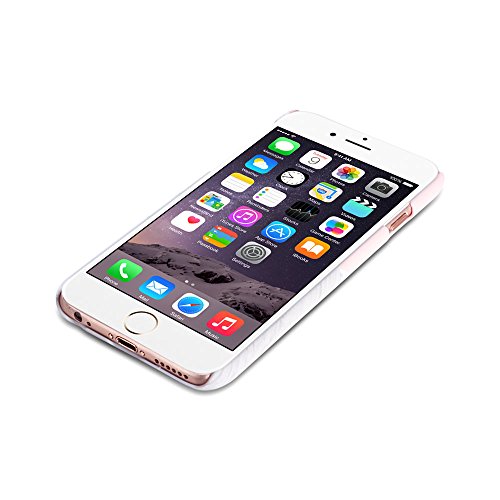 iPhone 7 Plus Case,iPhone 8 Plus 5.5 inch Case,Premium Anti-Scratch PC Hard [Granite Marble Natural Stone] and [Textured Pattern Gloss] Slim Thin Back Case Cover for iPhone 7 Plus/iPhone 8 Plus (5.5 inch) - Colour Pink