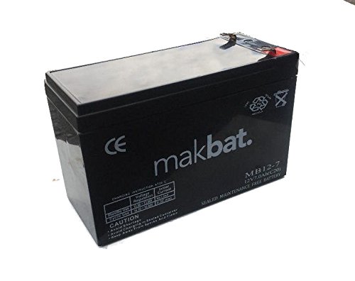 12 Volt 7Ah 7amp Standby Alarm, Fire and Safety, Mobility Scooter, Battery 12V 7AH