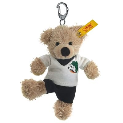 Preisvergleich Produktbild Steiff 12570 - Schluesselanhänger Teddy-Bär Fynn "Fußballer", 12 cm beige
