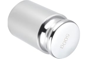 Kozelo Scale Calibration Weight - [500g x M1 Precision] Chrome Plated Steel Gram Weight for Digital Jewelry Scale Science Lab Balance, Silver Tone