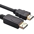 Multibao DisplayPort DP Display Port to HDMI Male Plug Display/Monitor/TV Cable Lead (2M)