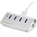 Produktbild Techly Hub USB 3.0 Super Speed 4 Anschlüsse aus Aluminium iusb3-tly430