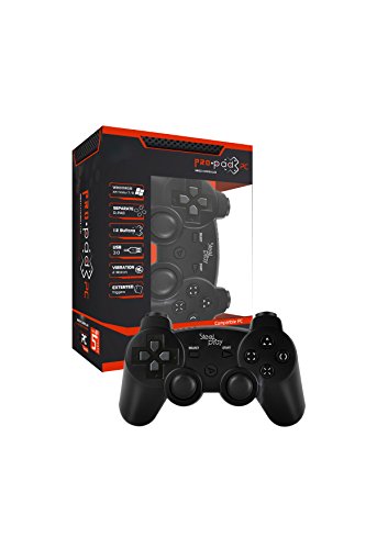 Steel Play Juego de Acero Atado con Alambre Pro Pad Controller Joystick para PC