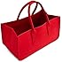 Filztasche rot Kaminholztasche Filzkorb Kaminholztasche Kaminholzkorb Korb Filz Zeitungsst&auml;nder Zeitungskorb