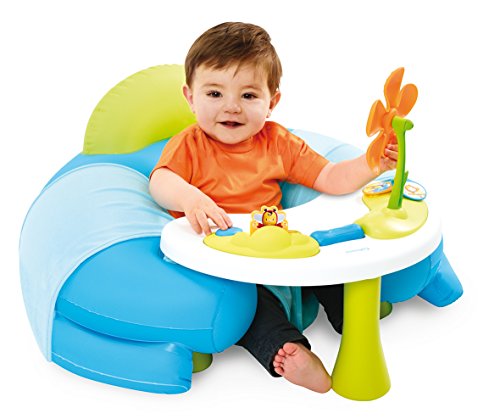 Smoby 110210 Cotoons Baby Sitz mit Activity Tisch, blau - 2