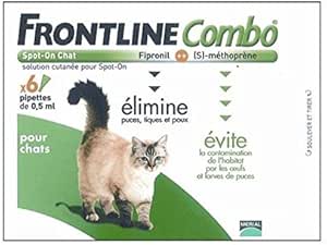 Frontline Combo Chat 6 Pipettes De 0 5 Ml Prix Unitaire Envoi Rapide Et Soignee Amazon Fr Animalerie