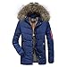 Produktbild Bovake Herren Winterjacke BaumwolleMantel Lang Parka Taste Windjacke Jacke Pullover Strickjacke Freizeit Tops Casual Longsleeve