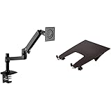 Amazon Basics Single Monitor Display Mounting Arm & Notebook Arm Mount Tray