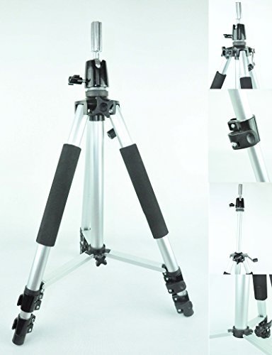 COSMETOLOGY Training Doll Head Mannequin Manikin Canvas Block Head Stand TRIPOD