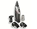 Valera Trimmy Super Set Illuminated Nose Ear Beard Sideburn Hair Trimmer with Vacuum Hair Removal Plastic Black/ Silver