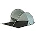 Produktbild 10T Bahamas XXL UV 50+ Strandmuschel Strand-Zelt 220x180x110 cm Pop Up Windschutz Sonnenschutz Wurfzelt mit Bodenplane Packsack & Zubehör