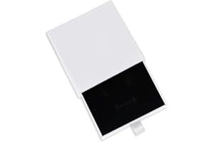 INSPUTOL 1 PCS Boîte-cadeau à bijoux présentoir à bijoux en papier coffrets cadeaux 9 * 9 * 1.7 cm/3.5 * 3.5 * 0.6in petite boîte-cadeau pour collier boucles d'oreilles bague rangement de bijoux