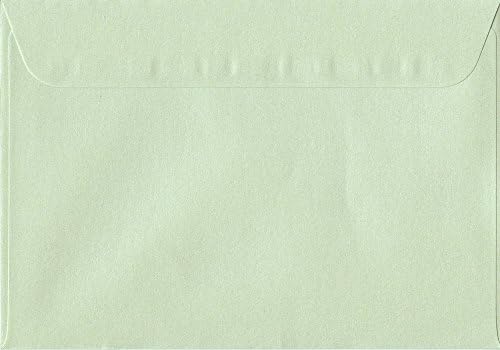 Pack Of 25 Pistachio Green 162mm x 229mm Peel/Seal 120gsm C5/A5 Paper Coloured Envelopes