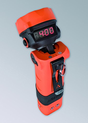 ADALIT Taschenlampe LED-Industriehandleuchte IL-300 ATEX mit Notstromfunktion wiederaufladbar, 1 Stück, orange / schwarz - 12