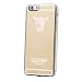 Produktbild iPhone 6S Plus Hülle, Bumper Case. Hülle mit integriertem Empfänger für drahtloses Laden. Kantenschutztechnologie, Kompatibel mit Qi Standard. Rückschale und TPU-Bumper, für iPhone 6S Plus, von TORRO - Gold