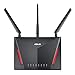Produktbild JuneKada ASUS Dualband Wireless Gigabit Router mit 3 externen Antennen RT-AC86U - schwarz