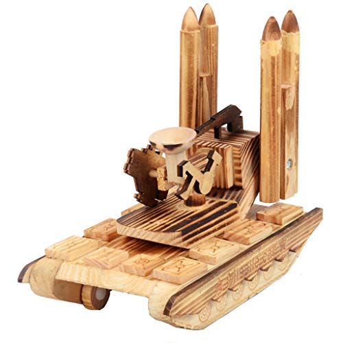 Preisvergleich Produktbild CHshe®--Holzspiel LKW, hölzerne Rakete Auto Modell Dekoration, Kinderspielzeug Ornamente