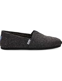 Toms Classic Carboncillo Shearling Hombres Alpargatas Zapatos