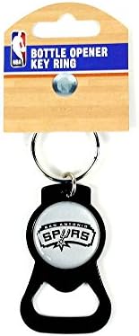San Antonio Spurs Black Keyring & Bottle-opener