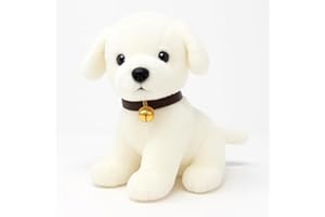 Babique Dog Plush Soft Toy Cute Kids Animal Home Decor Boys/Girls/Baby (25 cm, White)