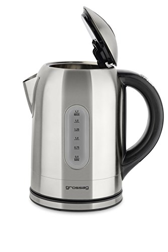 grossag WK 42 Wasserkocher /edelstahl gebürstet/ exakter Temperatureinstellung / 1,7 L, 2200 W - 2