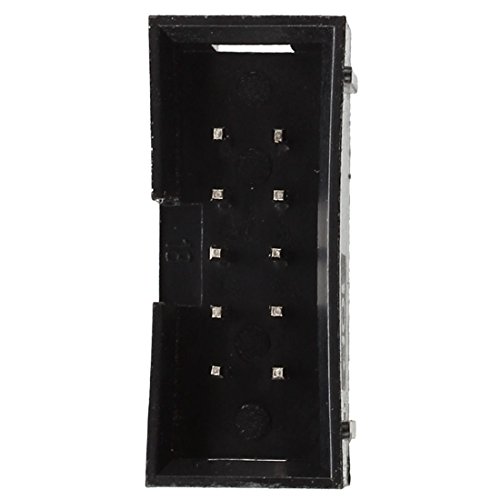 TOOGOO(R) 10 Pin zu 6 Pin Adapterplatine M / F fuer AVRISP USBASP STK500 Schwarz Blau - 5