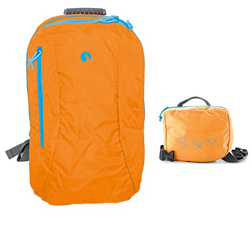 Preisvergleich Produktbild Rucksack PACK AWAY orange Einkaufstasche