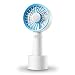 Produktbild LDFN Mini Tischventilator Für Haus Büro Im Freien Schreibtisch USB Wieder Aufladbar Stumm Tragbar Handlicher Aromatischer Ventilator,Blue-8.5 * 19.7cm