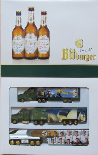 Preisvergleich Produktbild Bitburger Nr.30 - Premium Set - 3 tlg. - 3 Sattelzüge