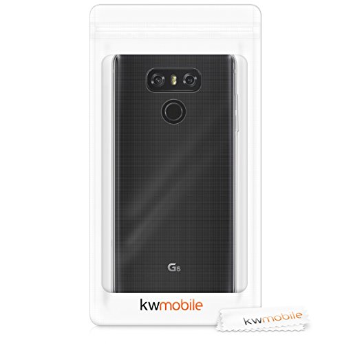 kwmobile Funda para LG G6 - Carcasa Completa  360  de  Silicona  para m  vil - Cover Doble  Transparente 