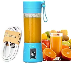 Saiyam Sm-261 40.70W Blender with Charging Cable (7.5 * 7.5 * 23 cm, Multicolour)