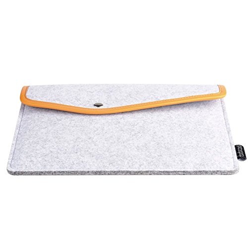dodocool 9.7 Zoll Laptop Sleeve Hülle Tasche Tragetasche Filz mit Mini Beutel für 9.7 inch Apple MacBook Ultrabook Laptop iPad Pro iPad Air