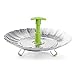 Produktbild zanmini Dämpfkorb Edelstahl Durchmesser Einstellbar von 18 bis 27 cm Kompatibel mit den meisten Schnellkochtöpfe und Pfannen Perfekt für Verdampfen von Gemüse Fleisch Meeresfrüchte usw.