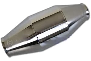 X-PARTS Kat 200 Zeller 76mm 120mm Ø EDELSTAHL Rennkat Sportkat 300mm Länge Katalysator