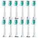 Produktbild 12 PCS (3 x 4) CRON Aufsteckbürsten mit hygienisch Reise Kappen. Kompatibel mit PHILIPS Sonicare ProResults. Passen Auf Philips Elektrische Zahnbürste Modelle.