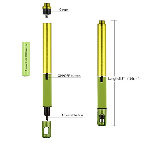 Mixoo Lapiz Tablet Lápiz Táctil Active Stylus Lapiz Tablet Punta Fina Stylus Activo Styli Touch Screen Pen Lapiz Digital Tablet con 1.9mm de Punta-verde