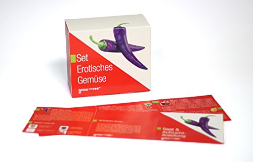 Set Erotisches Gemüse – die ausgefallene Geschenkidee: Selbst säen, züchten und ernten – bringt Farbe in die Küche. - 5
