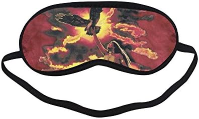 ATEM248 gift of the eagle feather Eyes Sleeping Mask Blindfold Soft Padded Eye Sleep Masks Travel Relax