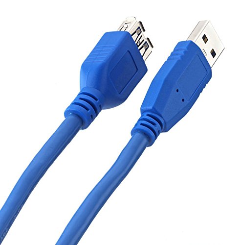 deleyCON USB 3.0 Super Speed Verlängerung Adapter Kabel 1,8m – A-Stecker zu A-Buchse – bis zu 5.000 Mbit/s - 4
