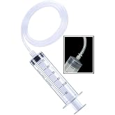 Artlantis Plastik Şırınga Hortumlu B&uuml;y&uuml;k 60 ml 5 Paket Sıvı Emme Enjekt&ouml;r&uuml; Okul Deney Evcil Hayvan Besleme